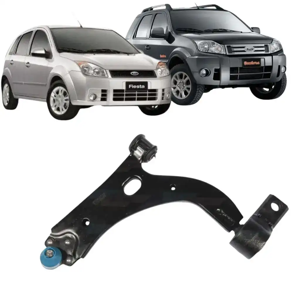 BANDEJA DIANTEIRA FIESTA 2003 A 2008 ESQUERDA COM PIVO