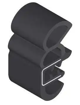 BORRACHA PORTA GOL PLUS,CORSA,KADETT,MONZA 91/ CORSA PICK-UP