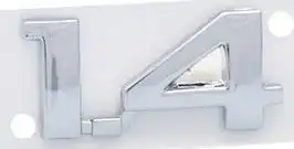 EMBLEMA 1.4 CELTA 07/ CORSA 08/ (TAMPA TRAS)