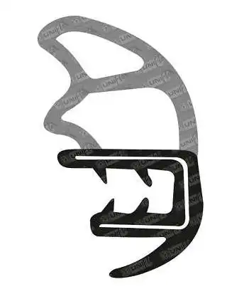 BORRACHA PORTA FOX 4PTS DIANT/TRAS ESQ/DIR