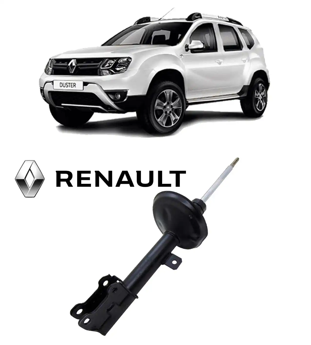 AMORTECEDOR DIANTEIRO RENAULT DUSTER 4X2 4X4 2011/ AUTOMAT.