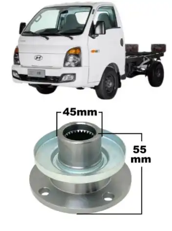 FLANGE DIFERENCIAL HR 2.5 2005 A 2012 TRAS
