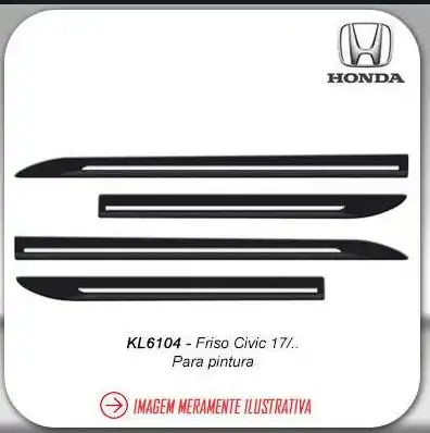 FRISO LATERAL HONDA CIVIC 17/20 P PINTURA