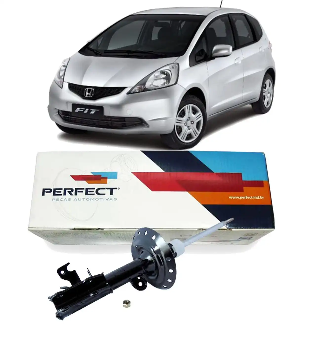 AMORTECEDOR DIANTEIRO HONDA FIT 2009 A 2013 DIREITO