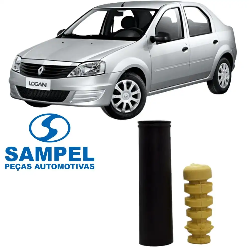 KIT AMORTECEDOR TRASEIRO RENAULT LOGAN 2007/
