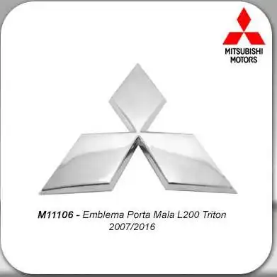 EMBLEMA TAMPA MALA L-200 TRITON 2007 A 2016