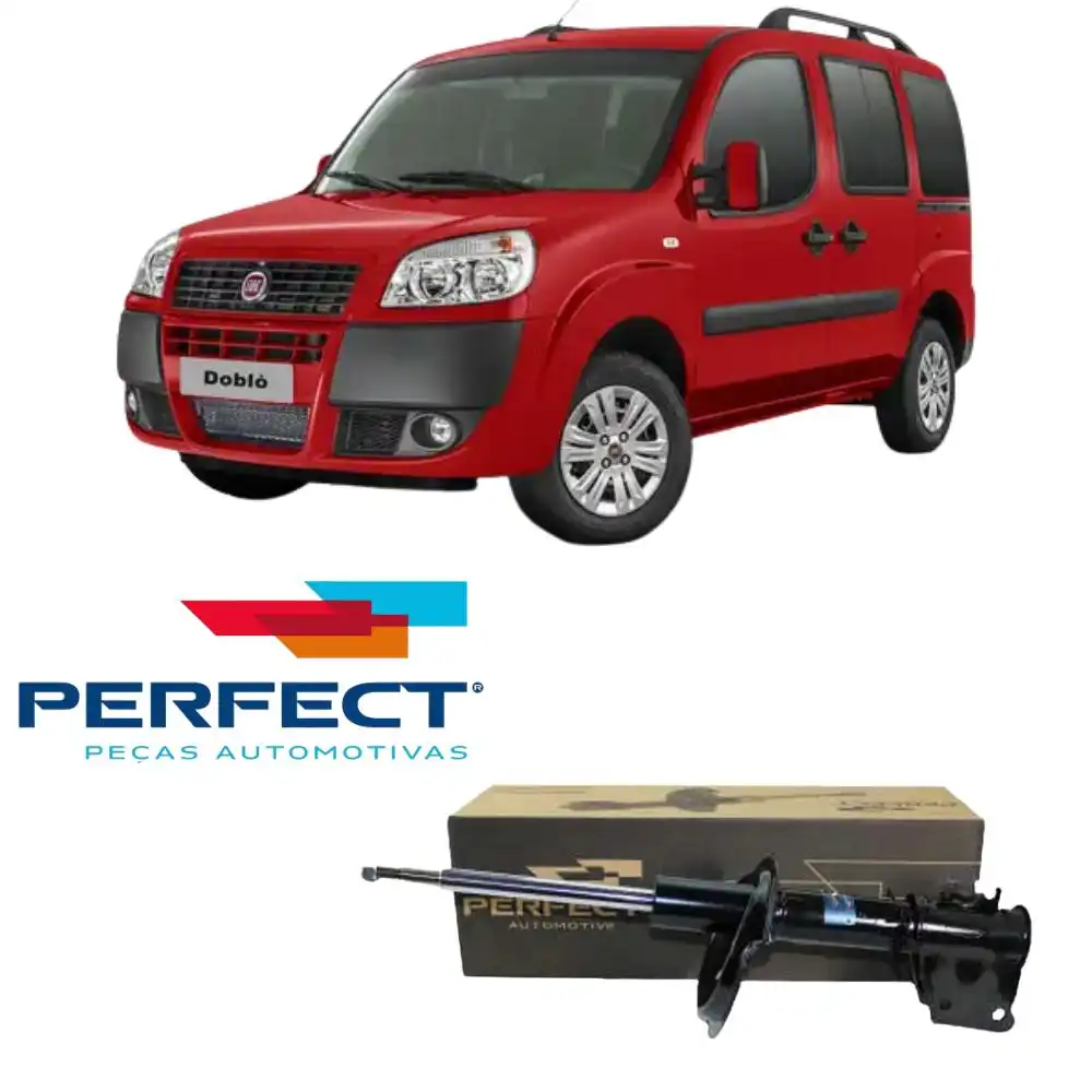 AMORTECEDOR DIANTEIRO FIAT DOBLO 2002 A 2017