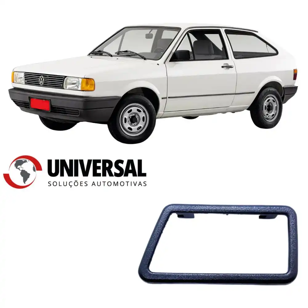 MOLDURA MACANETA INT GOL 1987/ ESQ PRETA