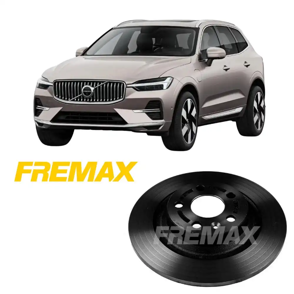 DISCO FREIO TRASEIRO XC60 D5 2.4 16V 2016 A 2017 SOLIDO