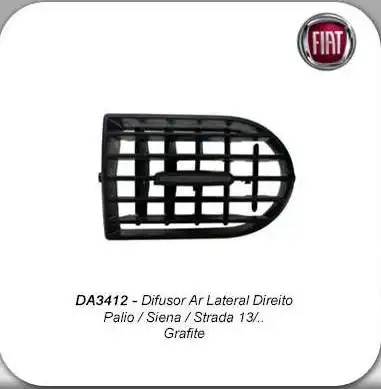 GRADE VENT INT PALIO/SIENA/STRADA 2013/ GRAFITE DIR (LATERAL