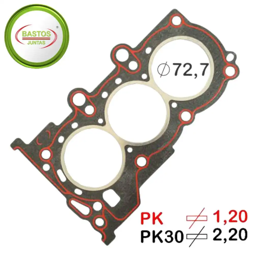 JUNTA CABECOTE HYUNDAI HB20 1.0 12V 2012 ACIMA FIBRA