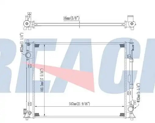 RADIADOR HONDA CIVIC 2.0 2017 A 2021