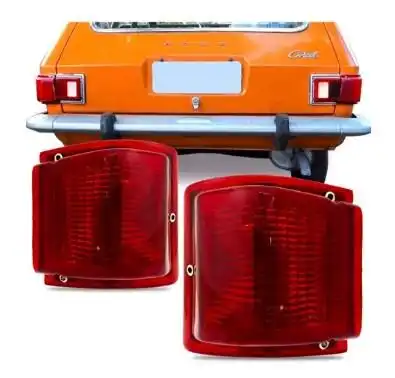 SINAL TRAS CURVA DIR BELINA 1973 A 1977 VERMELHA