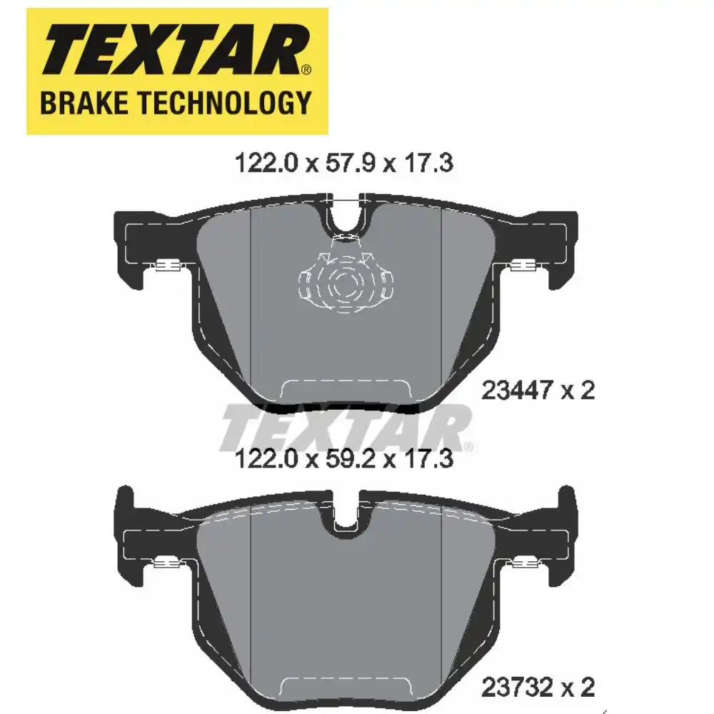 PASTILHA FREIO TRASEIRA BMW X5 F15 F85 2014/