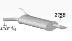 SILENC TRAS ECOSPORT 2.0 16V 2003/ (4X4)