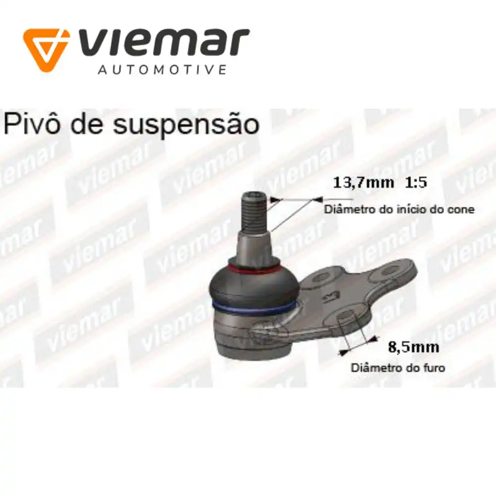 PIVO FIAT DOBLO ADVENTURE 1.8 2003 EM DIANTE ESQUERDO