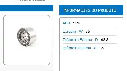 ROLAM RODA DIANTEIRO RENAULT KWID 1.0 12V 2017 A 2020 ABS