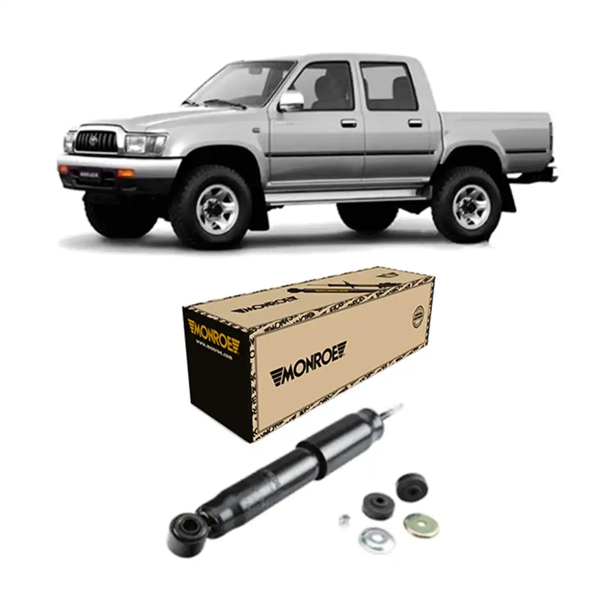 AMORTECEDOR DIANTEIRO TOYOTA HILUX 4X4 1996 A 2004 IMPORTADA