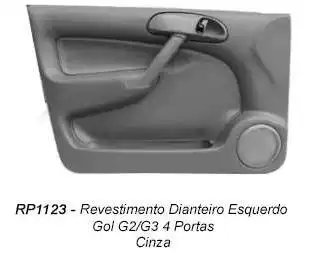 FORRACAO DIANTEIRA PORTA GOL GII GIII ESQUERDA CINZA