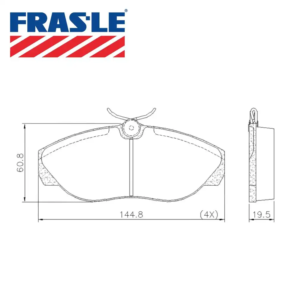 PASTILHA FREIO DIANTEIRA FIAT DUCATO 2.5 8V 1997 A 2001