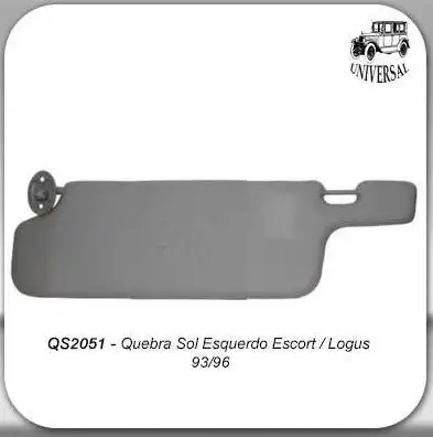 QUEBRA SOL ESCORT LOGUS 93/96 ESQ CINZA