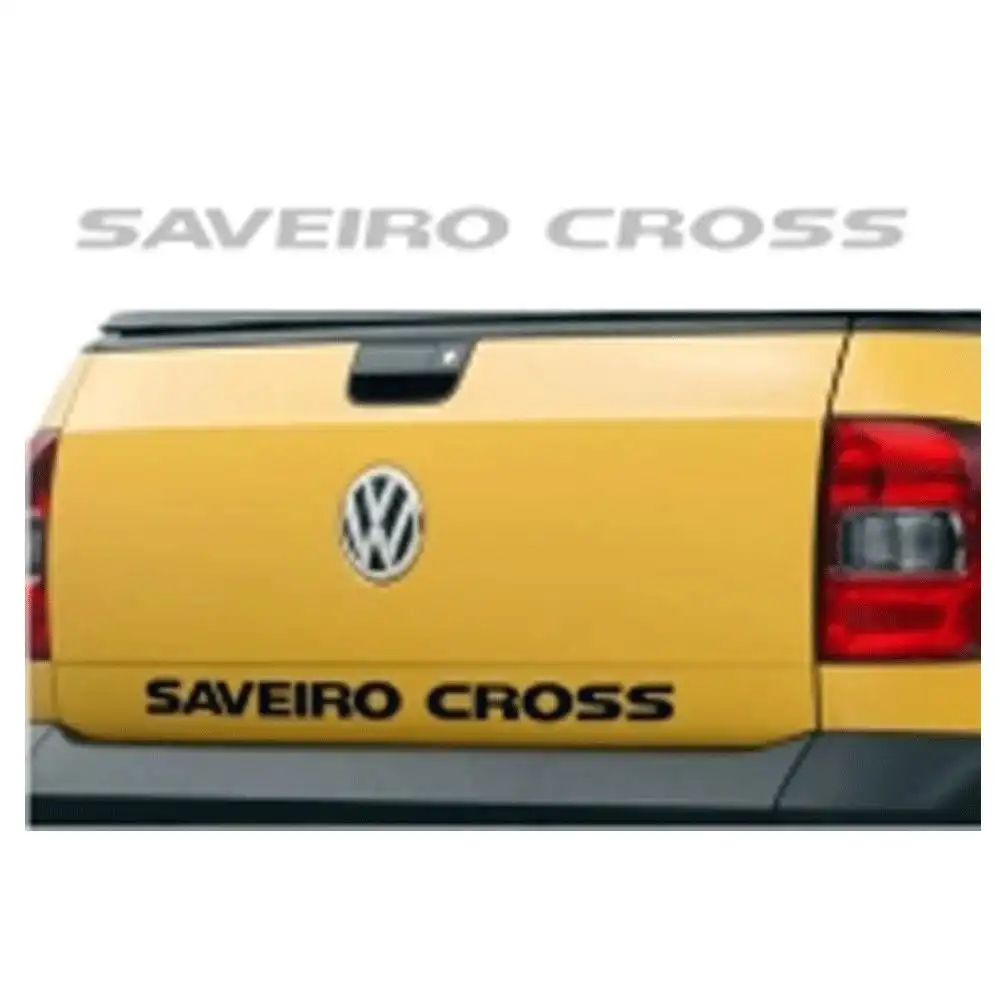 EMBLEMA ADESIVO SAVEIRO CROSS GVII PRATA