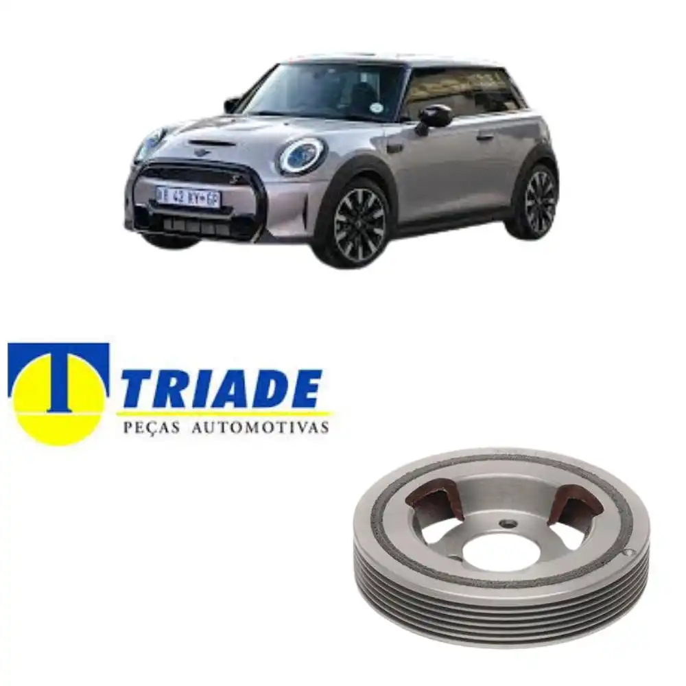 POLIA VIRABREQUIM MINI COOPER 1.6 THP 2006 A 2019
