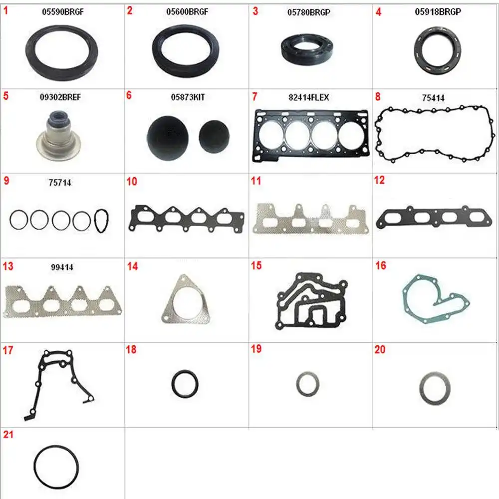 JUNTA MOTOR RENAULT SCENIC 2.0 16V 2002 A 2010 C/ RETENTOR