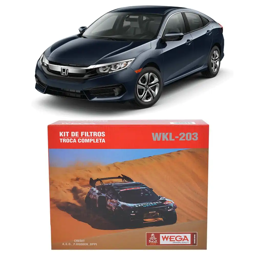 KIT FILTROS HONDA CIVIC 2.0 16V 2017 A 2022