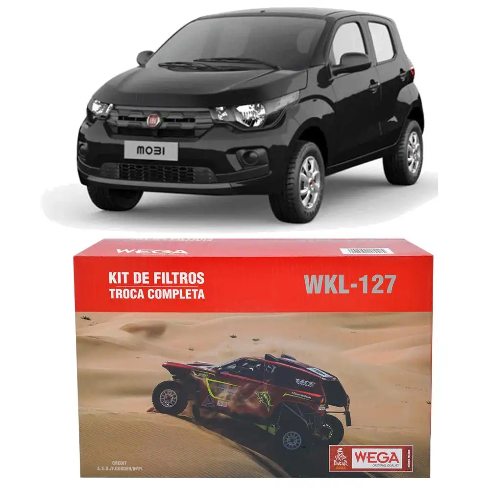 KIT FILTROS FIAT MOBI 1.0 8V 2016 ACIMA