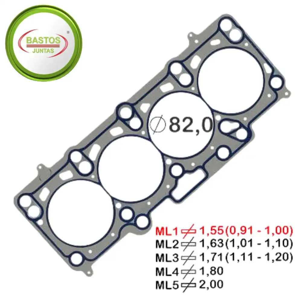 JUNTA CABECOTE AMAROK 2.0 16V 2010 A 2022 1 PIC METAL