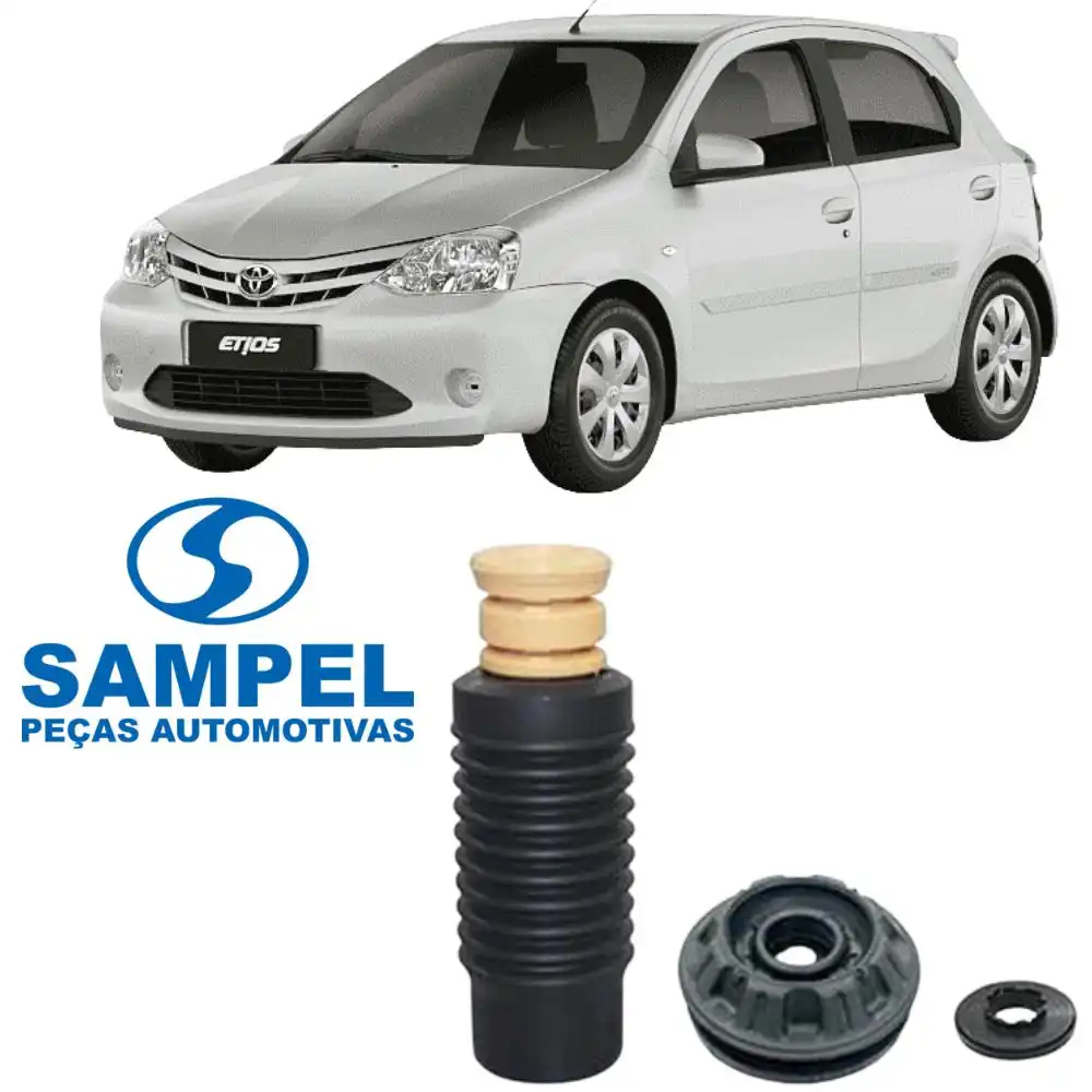 KIT AMORTECEDOR DIANTEIRO TOYOTA ETIOS 2012 EM DIANTE