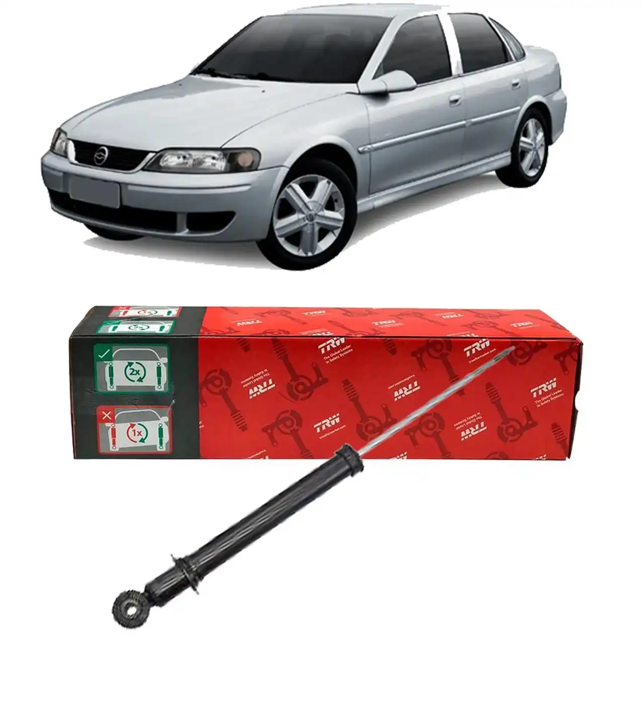 AMORTECEDOR TRASEIRO VECTRA 1997 A 2005