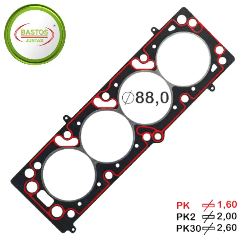 JUNTA CABECOTE VECTRA ASTRA S-10 BLAZER 2.0 2.2 2.4 8V FIBRA