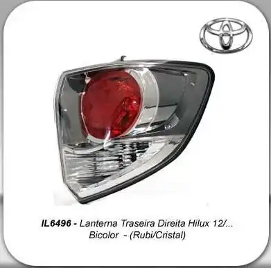 SINAL TRAS TOYOTA HILUX SW4 12/15 DIR (CANTO)