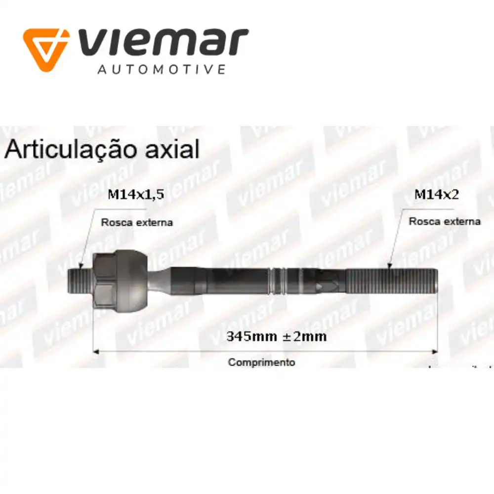 BARRA AXIAL FOCUS 04/05 ROSCA GROSSA