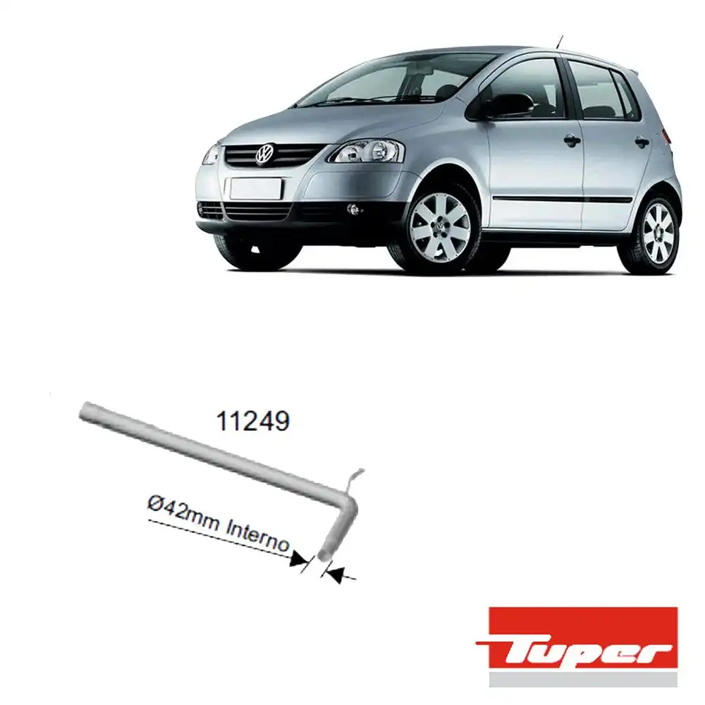 TUBO INTERMEDIARIO FOX 1.0 2003 A 2008 FLEX VAI ANTES DO TRA