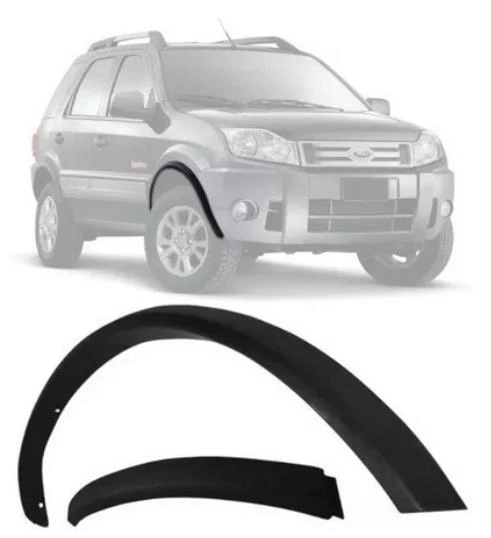 MOLDURA PARALAMA ECOSPORT 03/12 DIANT ESQ GRANDE/PEQUENO