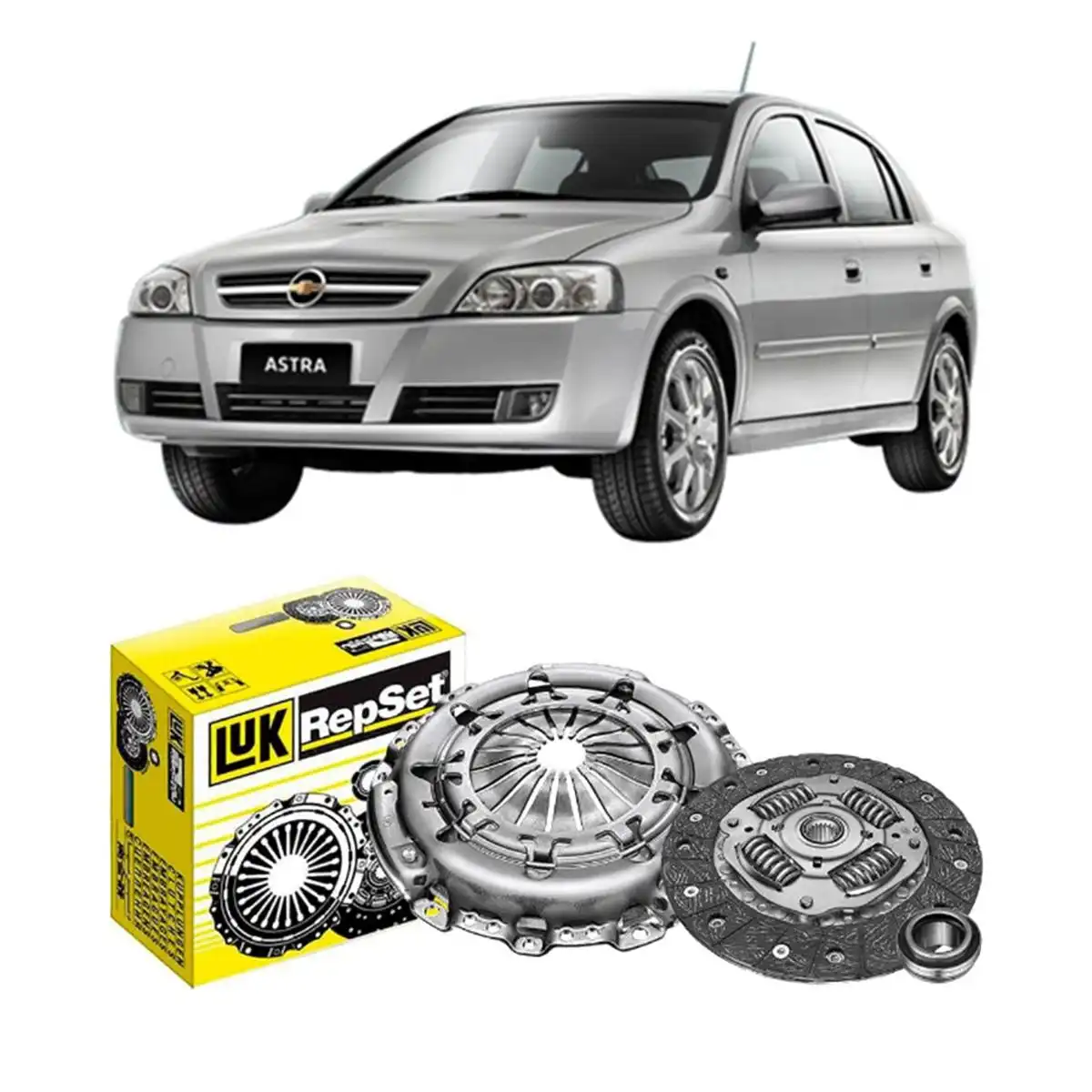 KIT EMBREAGEM ASTRA 2.0 16V 1999 A 2007 COM ATUADOR