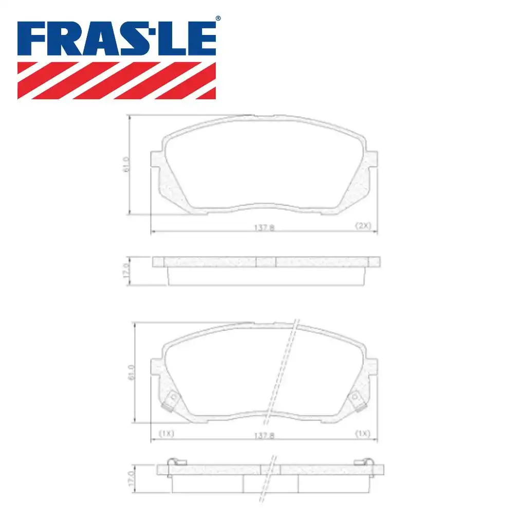 PASTILHA FREIO DIANTEIRA HYUNDAI IX35 2.0 16V 2010/