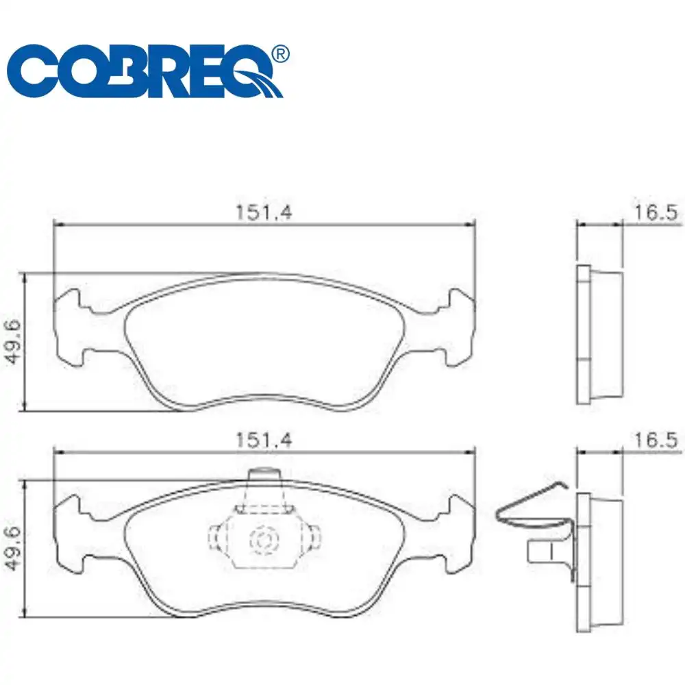 PASTILHA FREIO DIANTEIRA ASTRA 1999/ 1.8 2.0 8V ARO 13