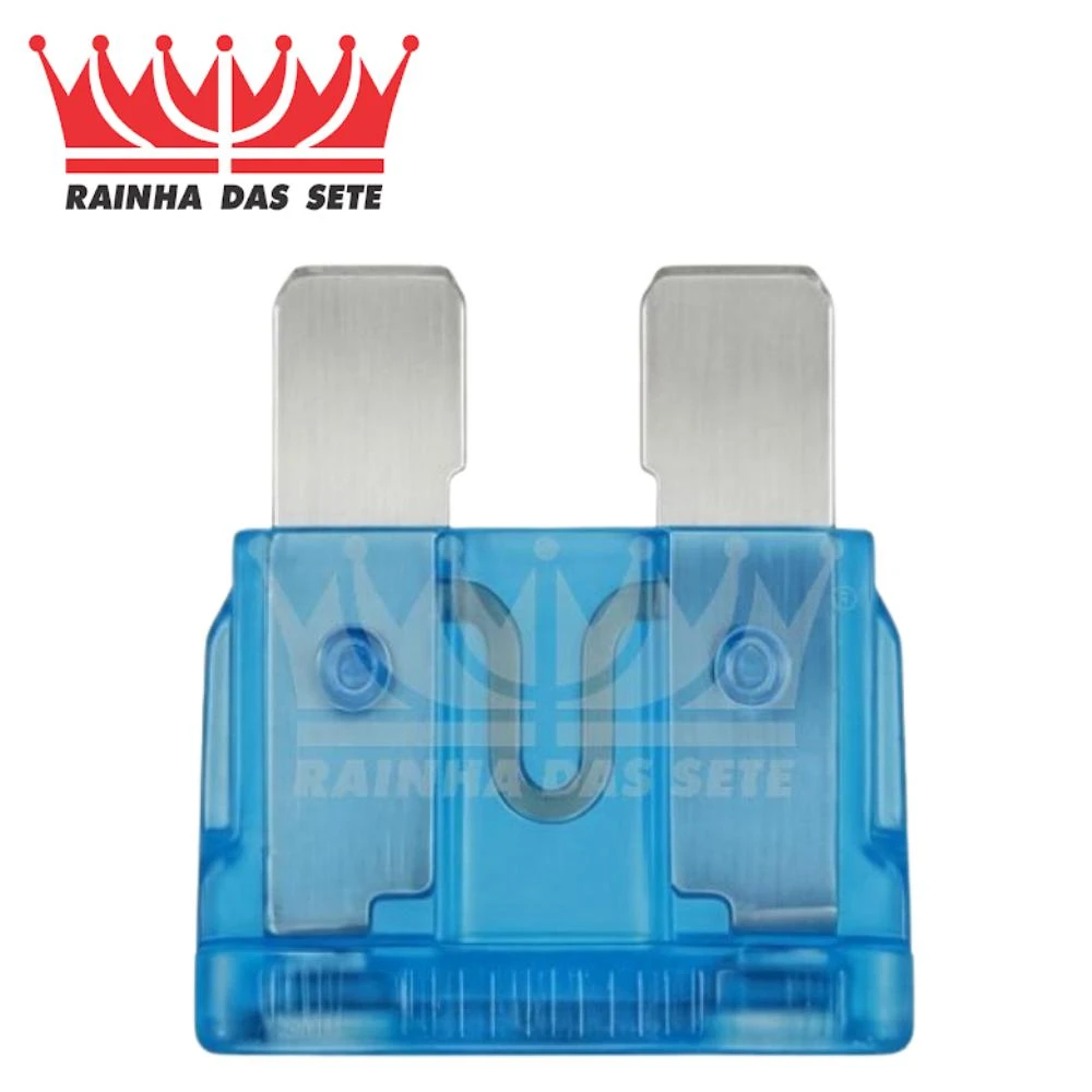 FUSIVEL DE ENCAIXE 15 AMP AZUL KIT COM 10