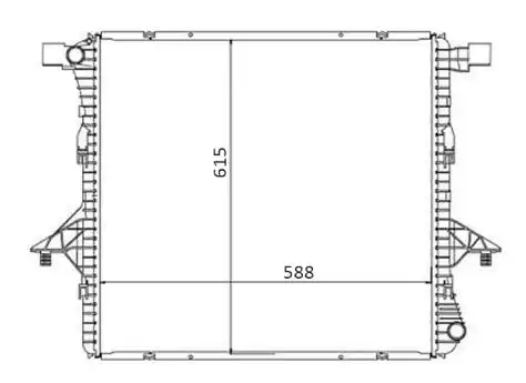 RADIADOR AMAROK 2.0 16V DIESEL 2011 A 2018