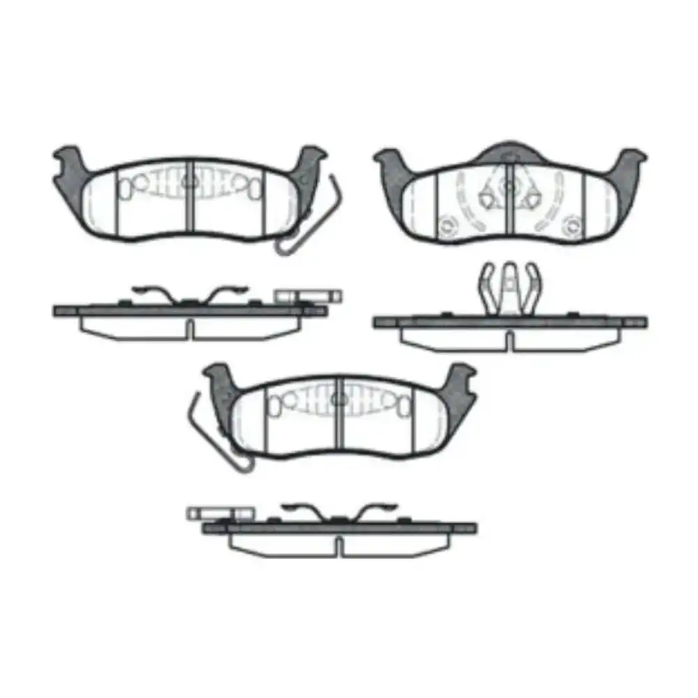 PASTILHA FREIO TRASEIRA JEEP GRAND CHEROKKE 4.7 V8 2005/