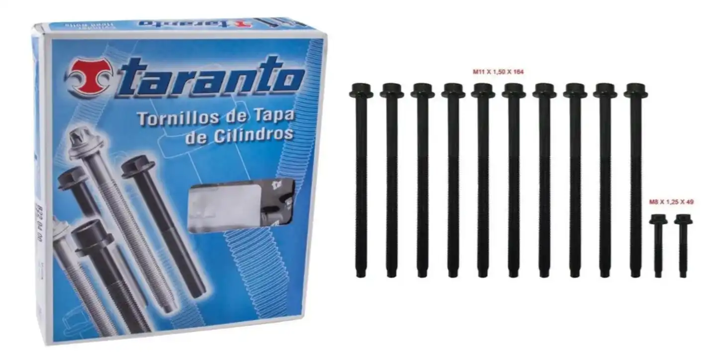 PARAFUSO CABECOTE MOTOR ZETEC ROCAN 1.0 1.6 8V (JOGO)