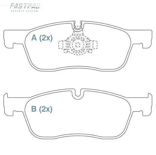 PASTILHA FREIO DIANTEIRA LAND ROVER DISCOVERY SPORT 2.0 2.2
