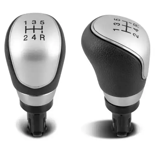 MANOPLA ALAVANCA CAMBIO NEW FIESTA ECOSPORT 13/ KA 15/ PRATA