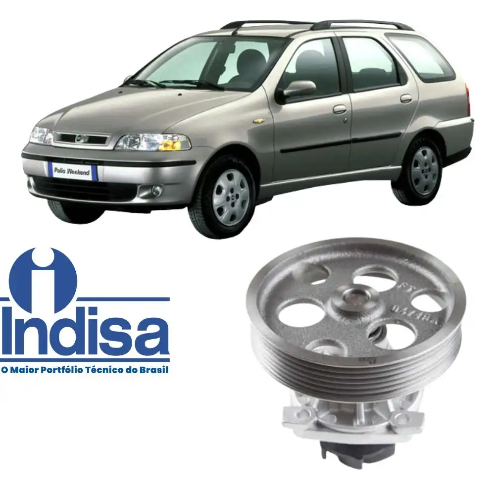 BOMBA DAGUA FIAT PALIO 99/ 1.0,1.5 UNO 1.0 1.5 99/ C/ POLIA
