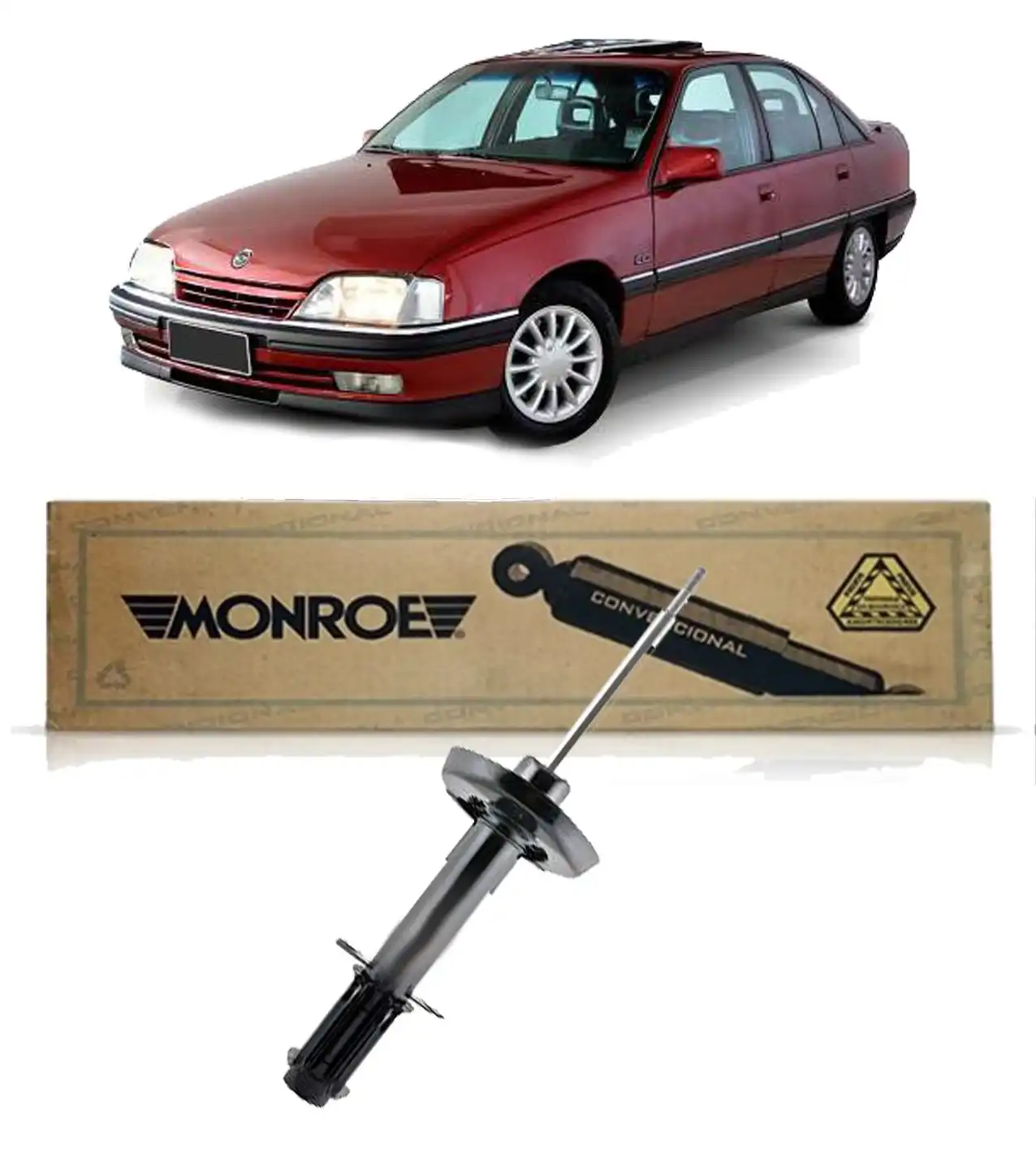 AMORTECEDOR DIANTEIRO OMEGA 4 CILINDROS