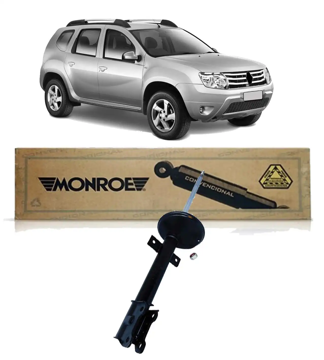 AMORTECEDOR TRASEIRO RENAULT DUSTER 4X4 2011/